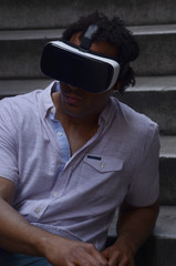 VR GOGGLE EFFECT/ SAVANNAH RIVER FRONT SAVANNAH GA