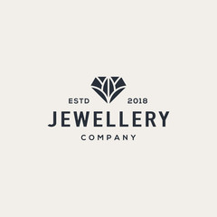 Diamond logo design concept. Universal diamond logo.