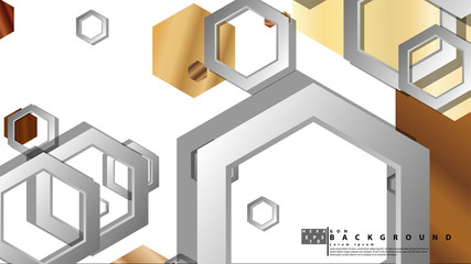 Obraz premium Modern geometric abstract vector templates wood color compositions. Vector illustration