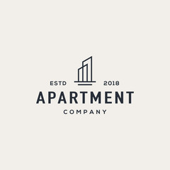 Building logo design concept. Universal building logo.