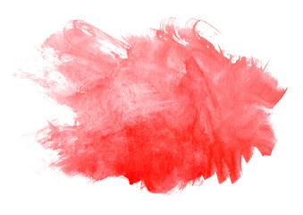 red abstract watercolor strokes.Colorful banner.Bright watercolor background for design