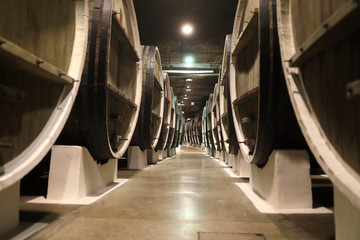 interior of a winery