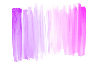 purple and magenta mixed watercolor abstract strokes on white background.A pattern of watercolor spots for design