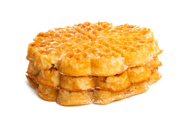 biscuit waffles isolated