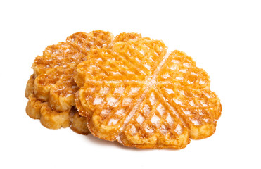 biscuit waffles isolated