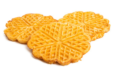 biscuit waffles isolated