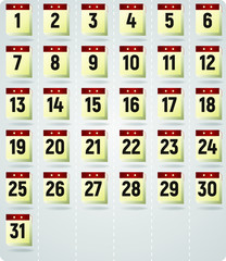 tear-off calendar, diary vector, diary icon, diary, calendar grid
