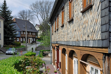 umgebindehäuser in waltersdorf