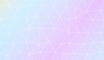 Fototapeta premium Modern elegant background with polygonal elements. Template for wallpaper, interior design, decoration, scrapbooking page. Vector illustration. Light Gradient Abstract Background.