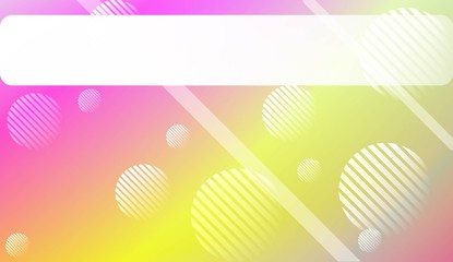 Blur Pastel ColorGradient Background with Line, Circle. For Screen Cell Phone. Vector Illustration.