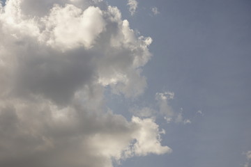 White Clouds on a Clear Blue Sky