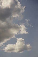 White Clouds on a Clear Blue Sky