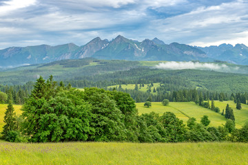 Mountain landscape, Tatry