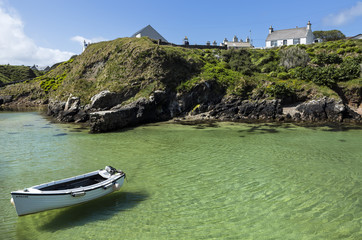 Port of Ness, UK - June 2018: Port of Ness beach, Isle of Lewis, Outer Hebrides, Scotland, Unitek...