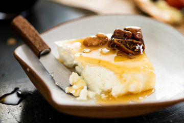 Feta Cheese with Fig and Honey