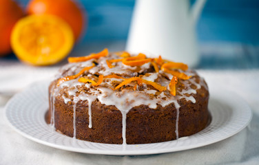 Carrot and orange cake