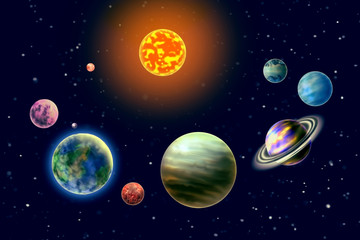 Planets of the solar system © andre