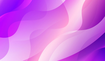 Futuristic Blue Purple Color Design Geometric Wave Shape. For Elegant Pattern Cover Book. Vector Illustration with Color Gradient.