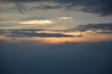 Fototapeta na wymiar Sonnenuntergrang