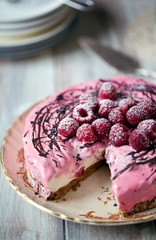 Raspberry cheesecake