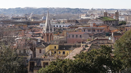 Naklejka premium Panorama of Rome