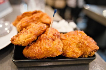 fried chicken on a plate