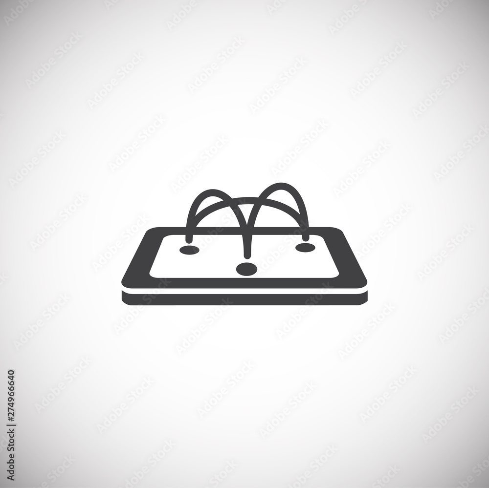 Poster geolocation related icon on background for graphic and web design. simple illustration. internet con