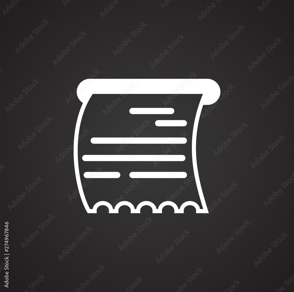 Poster pos terminal icon on background for graphic and web design. simple illustration. internet concept sy