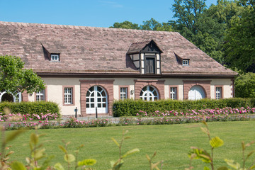 Castle and Monastery Corvey (Kloster Corvey ) UNESCO world heritage (Weltkulturerbe) Höxter North...