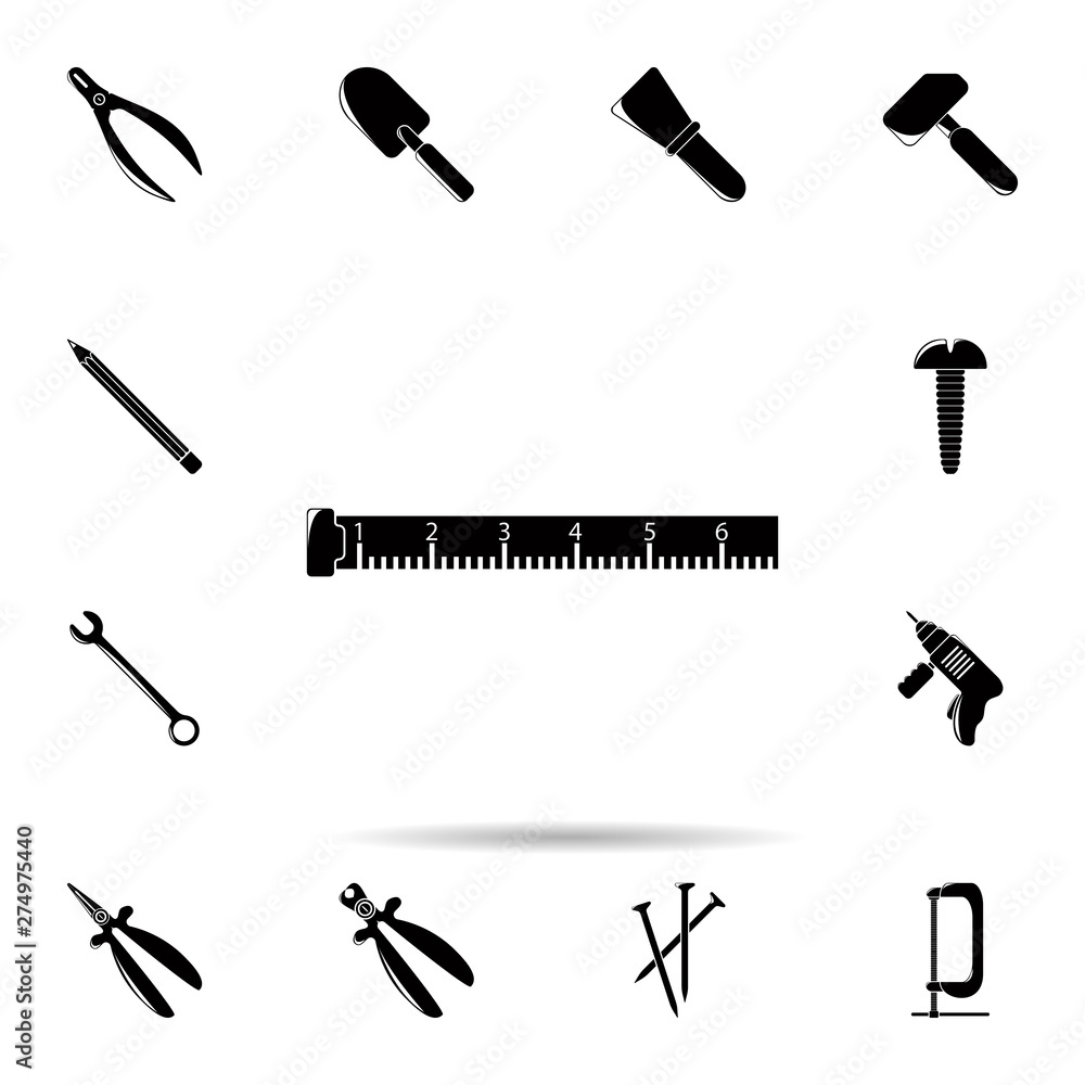 Poster building line icon. universal set of construction tools for website design and development, app deve