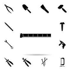 Obraz premium Building line icon. Universal set of construction tools for website design and development, app development