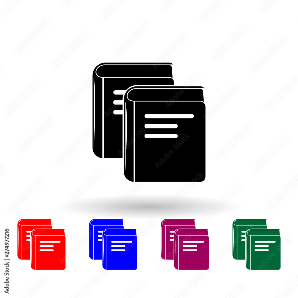 Poster books multi color icon. elements of education set. simple icon for websites, web design, mobile app,