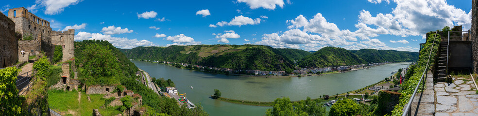 Fototapeta na wymiar Rhein Panorama