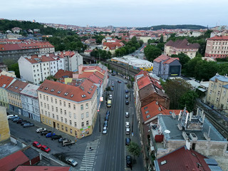 Old Prague city cityscape