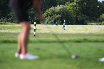Obraz premium driving range practice