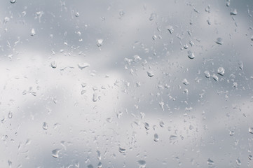 rain drops on window