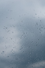 rain drops on the window