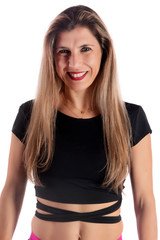 Fototapeta premium Fitness exercise girl