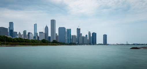 Chicago skyline in summer time 4