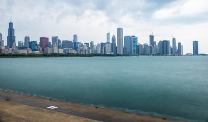 Chicago skyline in summer time 2