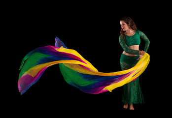 Fototapeta premium exotic belly dancer