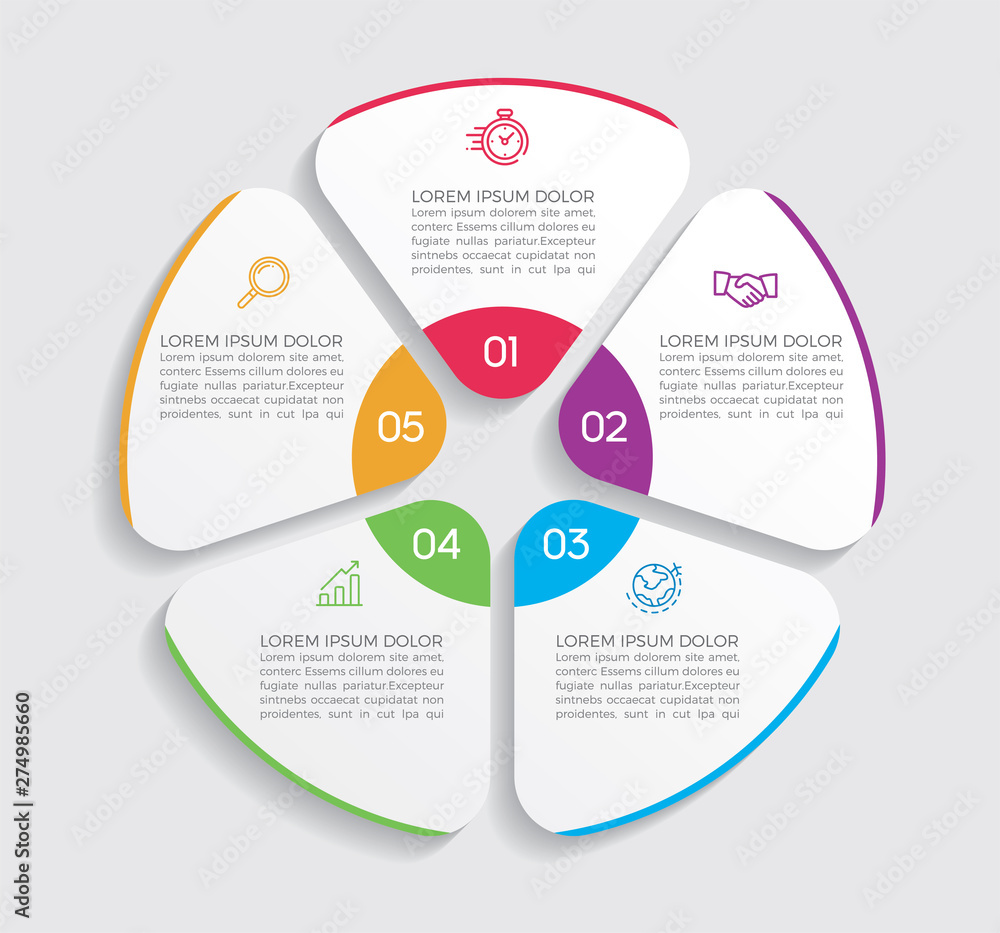 Aufkleber infographic design vector and marketing icons can be used for workflow layout, diagram, annual repor