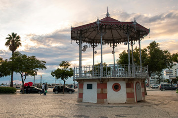 beautiful historical gazebo of Faro city