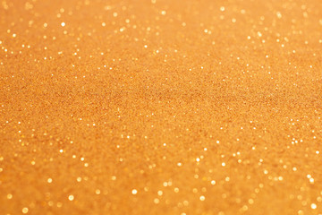 Golden glittering background texture