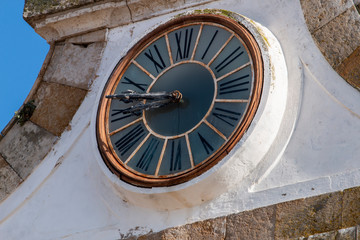 ancient church clock
