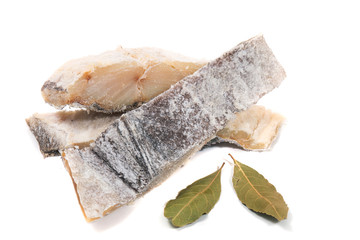 salted codfish with bay laurel