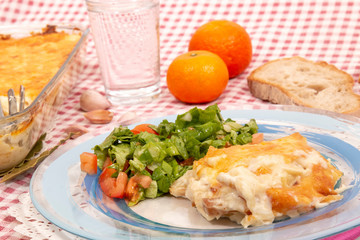 Cod fish with cream