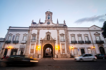 Naklejka premium Main entrance to historical downtown