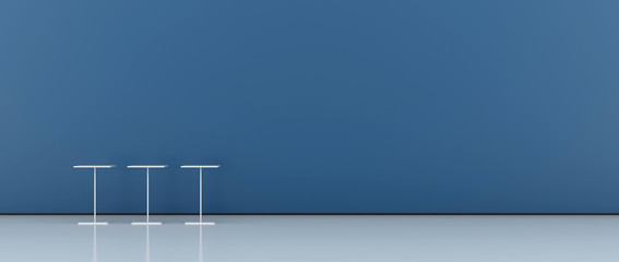 Retail display, customizable 3d rendering image, with copy space for adv and marketing communication