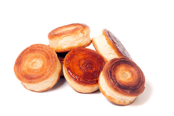 Rolled honey pastries